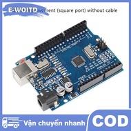 E-WOITD Wwzmdib Uno R3 Hội Đồng Quản trị tương thích với Arduino IDE với cáp USB 2.54mm thẳng pin ti