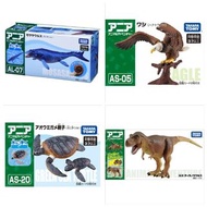 現貨  特價 全新日本 TAKARA tomy Tomica 動物園 侏儸紀世界, 水族館糸列 AL-07 滄龍（水上漂浮版）/ AS-20 藍海 龜父母和BB（水上漂浮版）/AL-01 暴龍  霸王