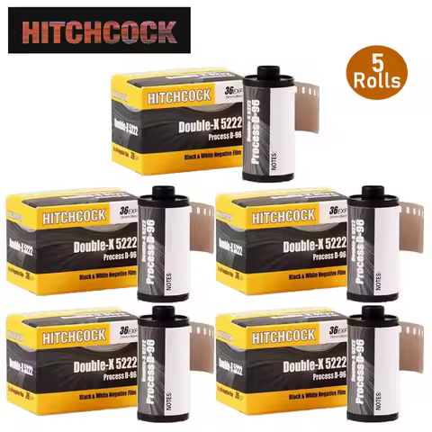 1/2/3/4/5/10 Rolls Black and White Film 135 Kodak 5222 Film Original Kodak Film Double-X for Kodak H