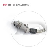 HMD Exhaust System High Flow Performance Downpipe for BMW 118i F20 B38 Engine 1.5T Catalyst Converte