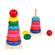 =、=- Menara Pelangi Jenga Kanak-Kanak, Menara, Tiang, Mencerdaskan Otak, Pendidikan Awal, Mainan Bua