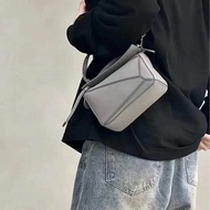 Loewe羅意威 mini puzzle迷你幾何包 灰色