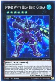 yugioh - D/D/D Wave High King Caesar COTD-EN042 1st Edition Super Rare - Code of The Duelist