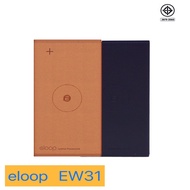 Eloop EW31 แบตสำรองไร้สาย 10000mAh Power Bank ของ หุ้มหนัง Leather Wireless Power