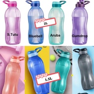 Tupperware Eco Bottle Slim Eco 1L1.5L 2L fliptop Handle Water BottleXtremAqua Eco Bottle 880ml Drink