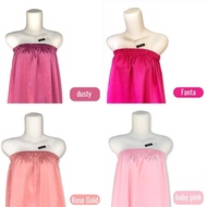 Spa Salon Kemben Beauty Salon Kemben Satin Material Beauty Clinic Kemben Short Kemben BURGUNDY COLOR