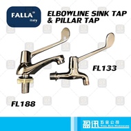 Falla Elbowline Long Arm Heavy Duty Water Basin Pillar Tap Sink Tap 1/2"