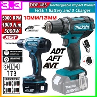 MESIN BOR BATERAI MAKITA 18V BRUSHLESS HUJIA JLD 48V 36V, 16.8V, 12V BERGARANSI RESMI IMPACT DRILL C
