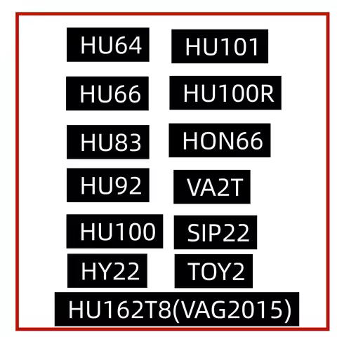 Lishi 2 In 1 2in1 Tool HU64 HU66 HU83 HU92 HU100 HY22 HU162T8 TOY2 SIP22 VA2T HON66 HU100R HU101
