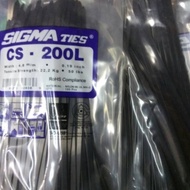 Sigma 200 L Cable Ties 20cm x 4.8mm/ Cable tie/