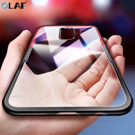 Tempered Glass Protective Phone Case For Samsung Galaxy S8 S9 Plus Note 8 Luxury Slim Silicone TPU F