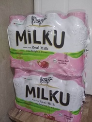 susu MILKU 200 ml x 12 botol per pack