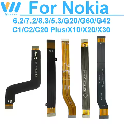 Mainboard Flex Cable Mother Board Connector FPC Flex Ribbon For Nokia G42 G20 G60 6.2 7.2 8.3 5.3 X1