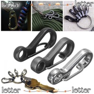 LETTER Carabiner EDC Tools Clip Snap Alloy Hook
