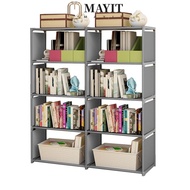MAYIT 8 Cube Storage, Freestanding Vertical 5-Tier Book Shelf, Book Organize Multifunctional Modern 