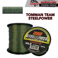 MAA TALI TANGSI (6LB-50LB) Tomman Line Team Steel power Fishing Line Tali Pancing (Monofilament line
