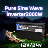 อินเวอร์เตอร์ เพียว ซาย เวฟ Inverter 3500W 100% แท้ สากล จอแสดงผลดิจิตอลคู่ ซ็อกเก็ตคู่ ตัวแปลงไฟฟ้า