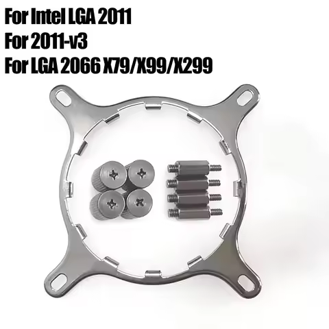 CPU Cooler AIO Water Cooler Replacement Cooling Mounting Retention Bracket Kit for Intel LGA 2011/20