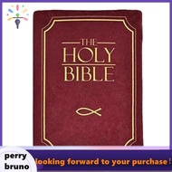 Cozy Faith Bible Pillow - Plush Book Shape with Bible Verse, Perfect Christian Gift for Kids and Adu