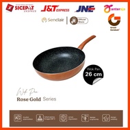 Senclair wok pan Rose gold series 26cm swrg26 premium non-stick