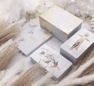 Ephemere Tarot ไพ่ยิปซีแท้กันน้ำสีครีมทองหรูหรา/ ไพ่ยิปซี/ ไพ่ทาโร่ต์/ ไพ่ออราเคิล/ Tarot/ Oracle