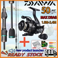 Artemis Fishing Rod Set Spinning Rod Joran Pancing 1 Set Reel Spinning Reel Jigging Rod Fishing Set