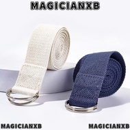 MAGICIANXB Exercise Straps, Durable Cotton Adjustable D-Ring Buckle Yoga Strap, 1.8mx3.8cm Flexibili