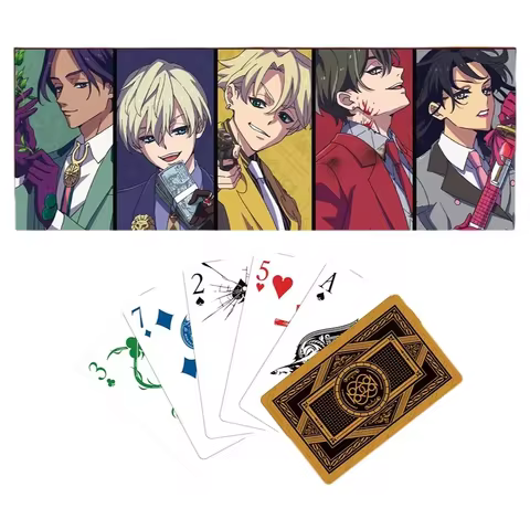 Anime Poker Cards High Card Finn Oldman Leo Constantine Pinochle Cosplay Stage Props Board Game Card