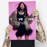 IVE I'VE A3 A4 Poster Glossy Coated Kpop Posters Decor Wonyoung Rei Gaeul Yujin KITSCH