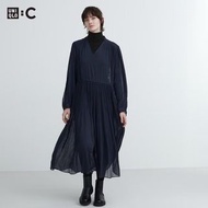 UNIQLO：C 雪紡細褶洋裝（已絕版）