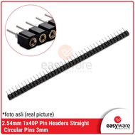 1x40 Pin Header 1x40 Pin Male Straight Circular Pin Header Socket IC