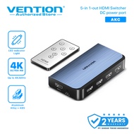 Vention 5 In 1 Out HDMI Switcher 4K HDR HDCP 2.2 Aluminum Alloy