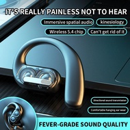 LX-09 Dual-speaker Single-ear Wireless Bluetooth Headset Full Open Air Conduction Ear Hook Earphones