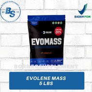Evolene ss Evo Mass Packaging 5 LBS Gainer HALAL BPOM 2250gr