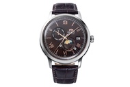 [ ออก E-Tax ได้ ] นาฬิกา Orient Bambino Sum & Moon AK08 รุ่นใหม่ ขนาด 41.5mm Auto (RA-AK0801S RA-AK0