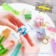 GANTUNGAN Cute Rubik Cube Keychain Character Keychain