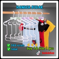 1PCS Sangkut Penyangkut Baju Seluar Budak Kanak Murah Borong Cloth Hanger Pant Clothes Hangers Baby Henger Kids Pants