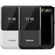 Original phone Nokia 2720 Flip 4G Dual Sim 2.8 inch FM radio Bluetooth Wifi cell phone feature Unloc
