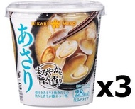 Hikari Miso - F14006 即沖杯裝味噌湯 ( 蛤蜊 ) 25g x (3 杯裝)
