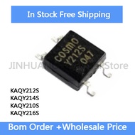 10pcs KAQY214S Y214S KAQY212S Y212S KAQY216S Y216S KAQY210S Y210S SOP-4 Optocoupler Solid State Rela