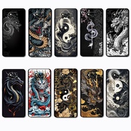 for 3c Xiaomi Poco X3 GT X3 NFC X5 Pro C31 C40 C55 C65 NS23 Dragon Fashionable soft black phone case