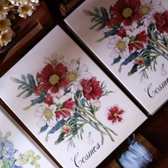 壹洱文創第14期新品【花卉本】手賬記事本空白風琴本300g內頁13折