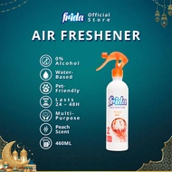 Frida 48H Air Freshener Peach [460ml] 0% Alcohol Pet-Friendly Tahan Lama Multipurpose Water-base
