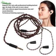 IOLINIDT Headphone Replacement Cable, 3.5mm Plug Lossless Sound 4 Strands Woven Cable, Flexible 3.9f