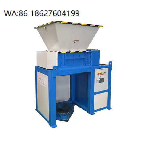 EB600 Single Shaft Shredder designed for recycling centers and factories, metal plastic waste stable