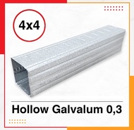 Hollow Galvalum Rangka Hollow 4x4 0,3mm