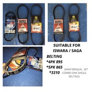 BELTING SAGA/ISWARA 4PK 865, 4PK 595, 3310