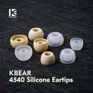 KBEAR 4540 Coffee Silicone Earphone Eartips XS/S/M/L Size Soft Replaceable Earcaps Earmuffs For SIMG