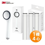 【3M】ShowerCare 除氯蓮蓬頭+3替換濾心(一機四心)