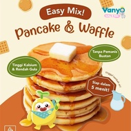 Grouu Easy mix Pancake Waffle 120g without sweetener Snack Baby foodCemilan 9m+